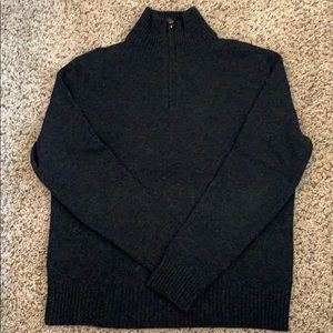 Jcrew quarter zip sweater
